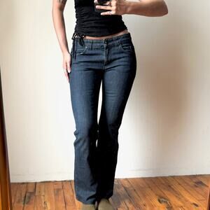 Vintage Y2K GIANNI VERSACE COUTURE Low-Rise Jeans